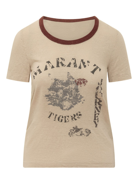[Marant Etoile] T-shirts Short Sleeve FW26 26ATS0016FAD3N06E 90LB