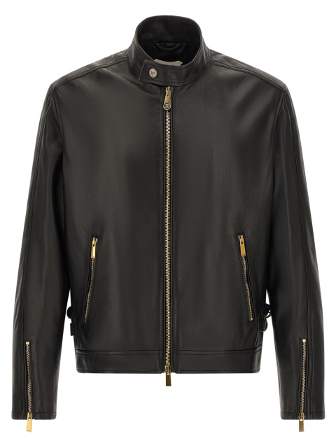 [Versace] Leather Jacket FW26 10270501A189801B000