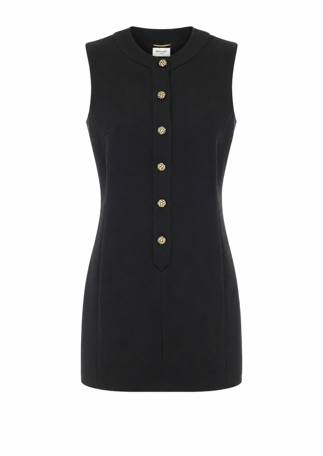 [Saint Laurent] Sleeveless dress FW26 876016Y6C221000