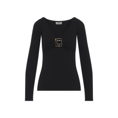 [ELISABETTA FRANCHI] T-shirts Long Sleeve FW26 MD00567E2