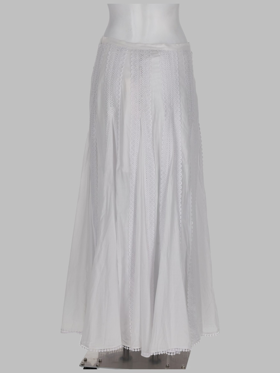 [CHARO RUIZ] Long skirt SS24 231406_WHITE