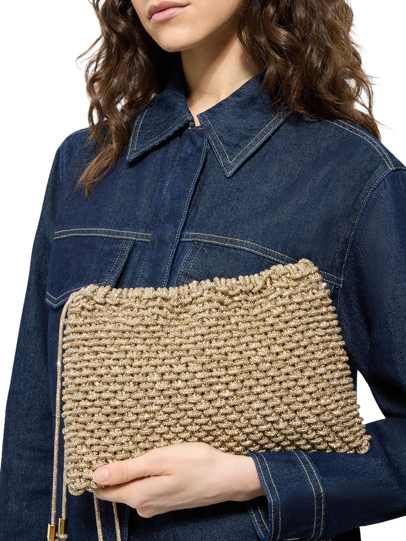 [Hibourama] Tote bag FW26 AI26HIBPENELOPEGS GOLDEN SHADOW