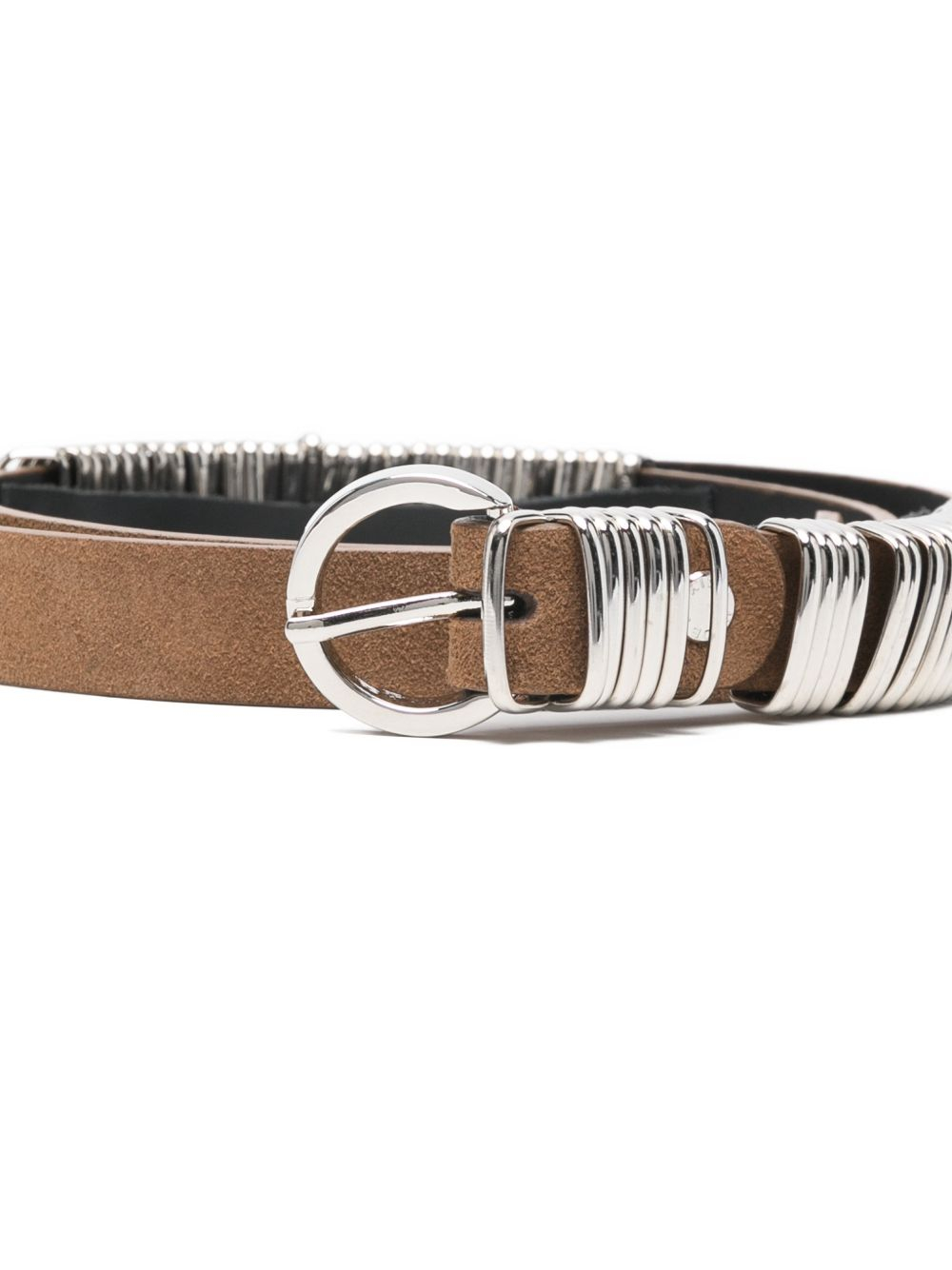 [Federica Tosi] Belt FW26 FTE26CT06BROWN-SILVER