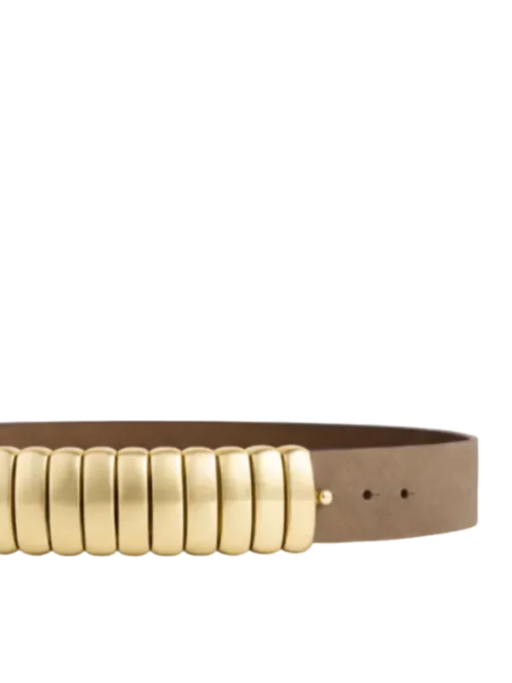 [Federica Tosi] Belt FW26 FTE26CT04BROWN-GOLD