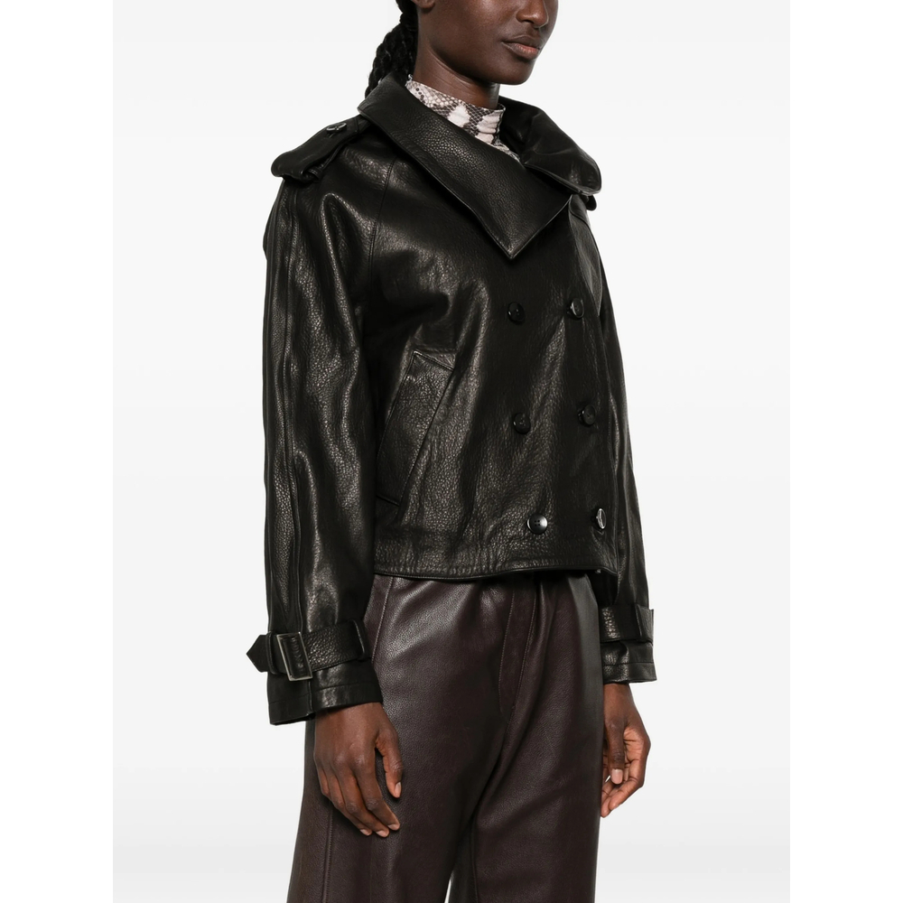 [Giorgio Brato] Leather Jacket FW26 GD27F01102MGA  NERO