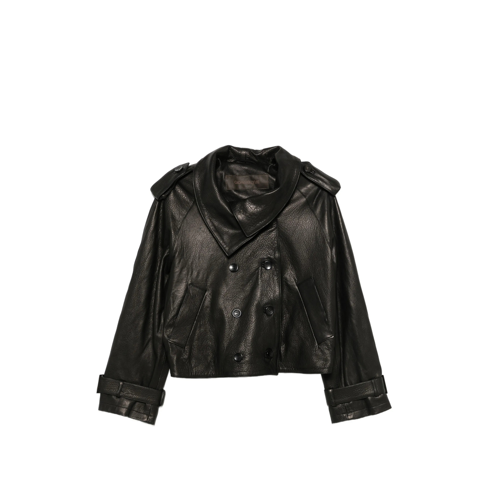 [Giorgio Brato] Leather Jacket FW26 GD27F01102MGA  NERO