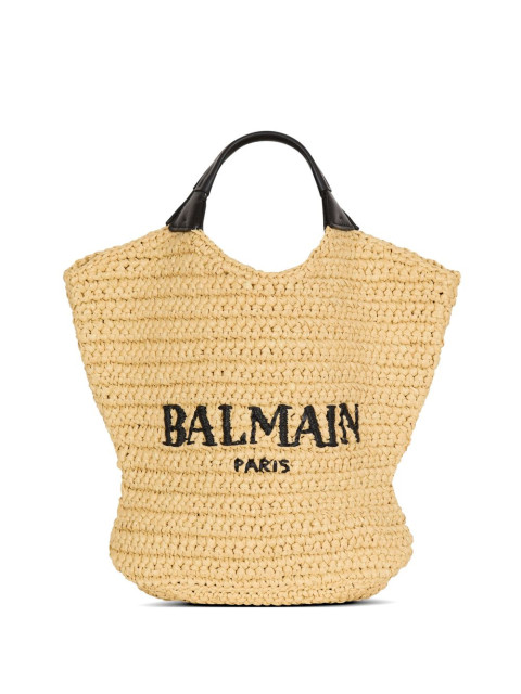 [Balmain] Tote bag FW26 HN1FA089TRAYGTE