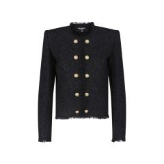 [Balmain] Tweed jacket FW26 HF1SM620WD650PA