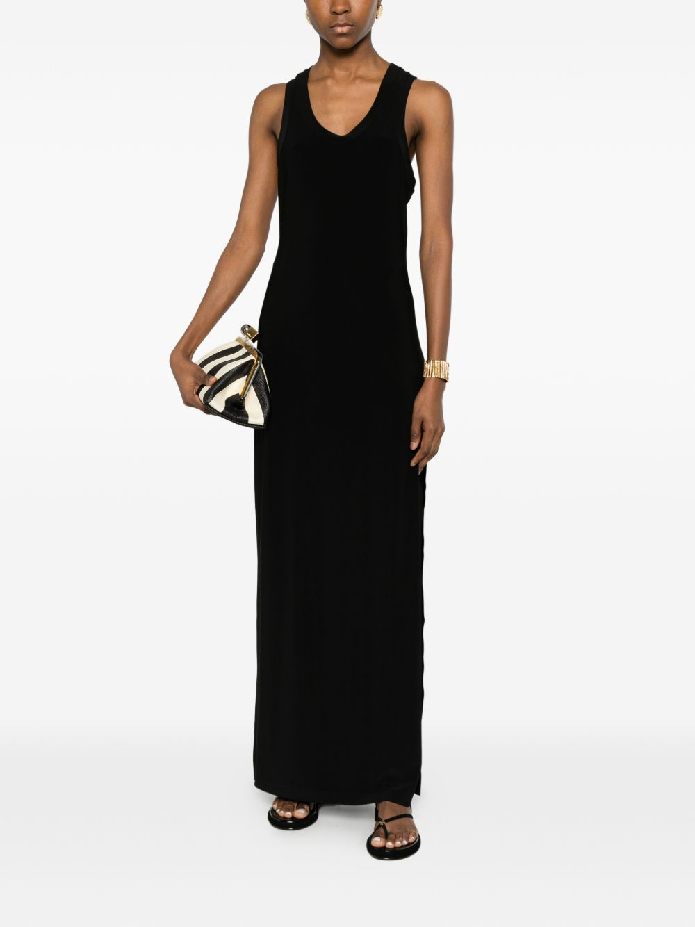 [Norma Kamali] Sleeveless dress FW26 KK4253PLT18001 BLACK