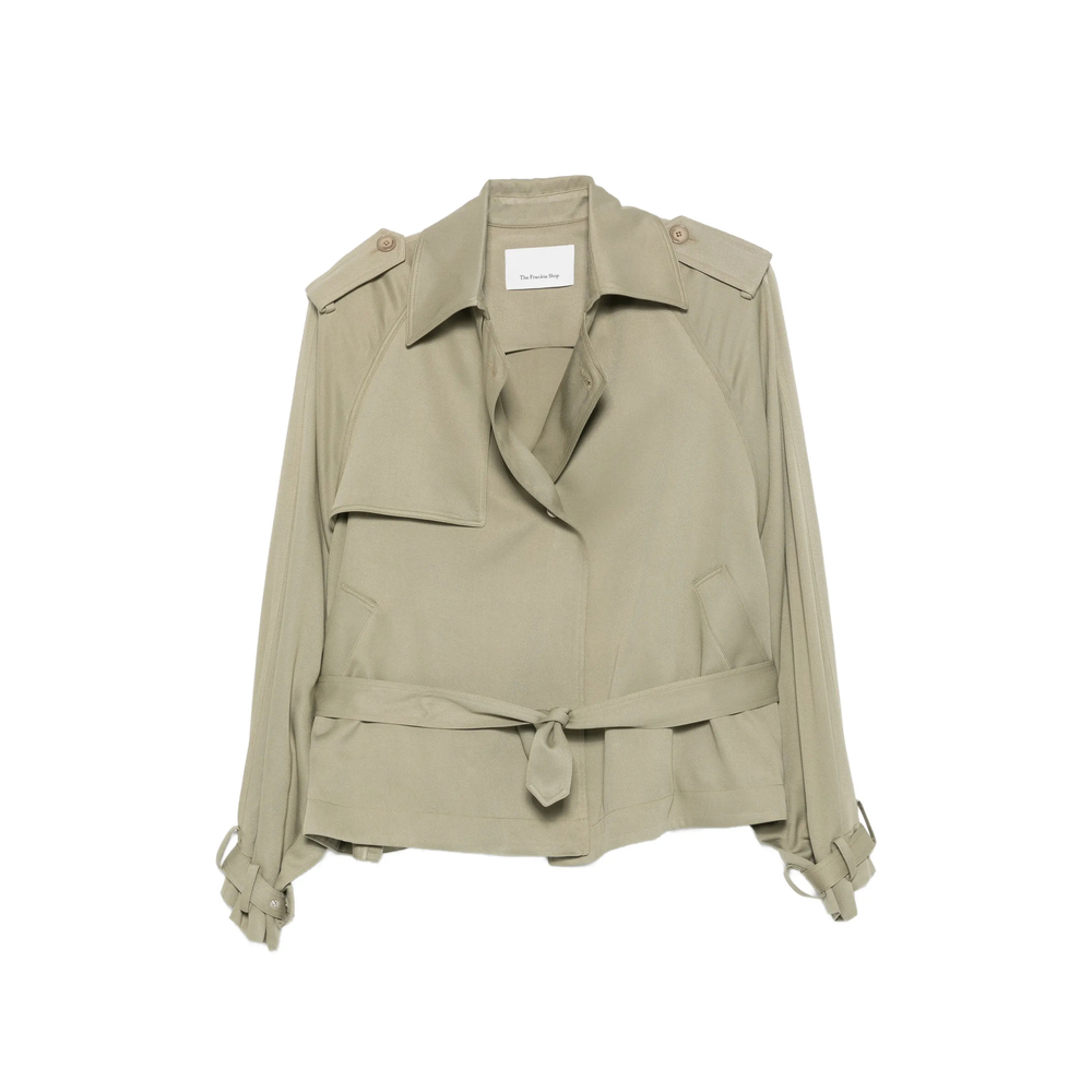 [THE FRANKIE SHOP] Trench Coat FW26 ELVA  SAGE