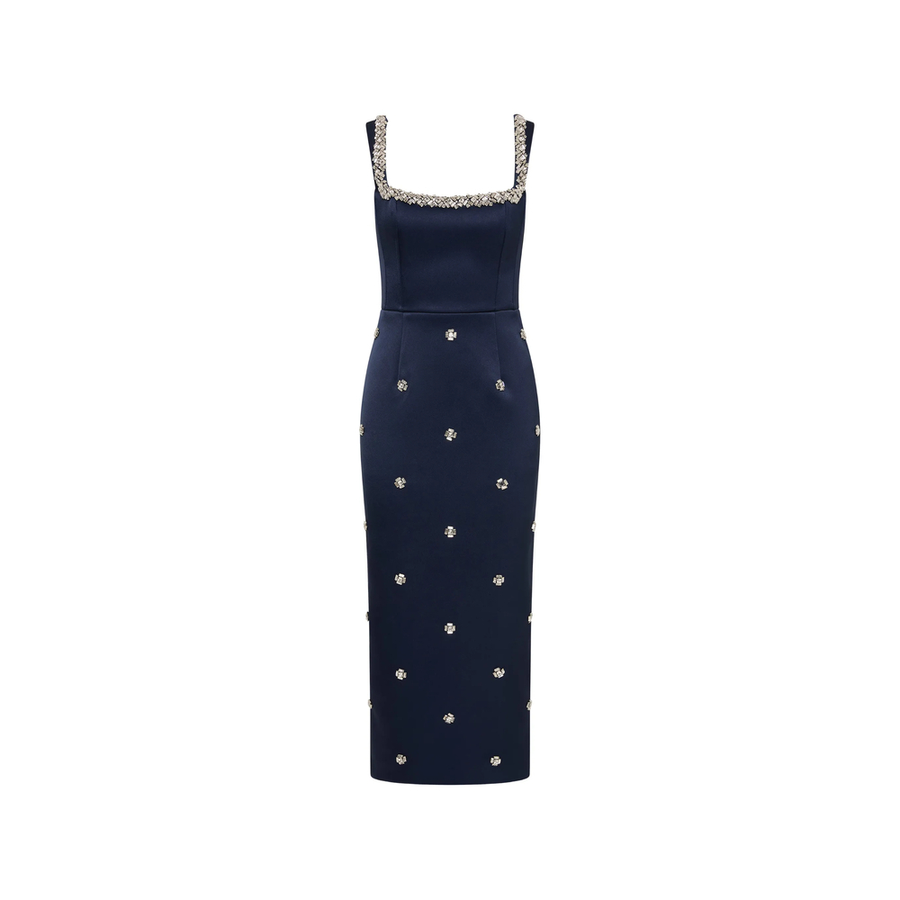 [Rebecca Vallance] Sleeveless dress FW26 2602-1604  NAVY