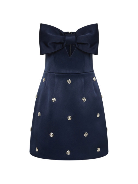 [Rebecca Vallance] Sleeveless dress FW26 2602-1621  NAVY