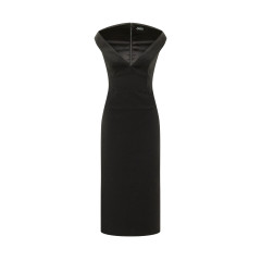 [Solace London] Sleeveless dress FW26 OS47051 BLACK
