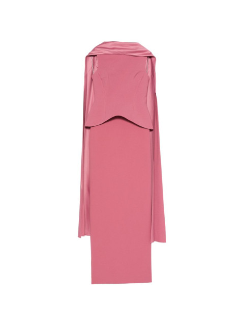[Solace London] Long sleeve dress FW26 OS48040DARKROSE