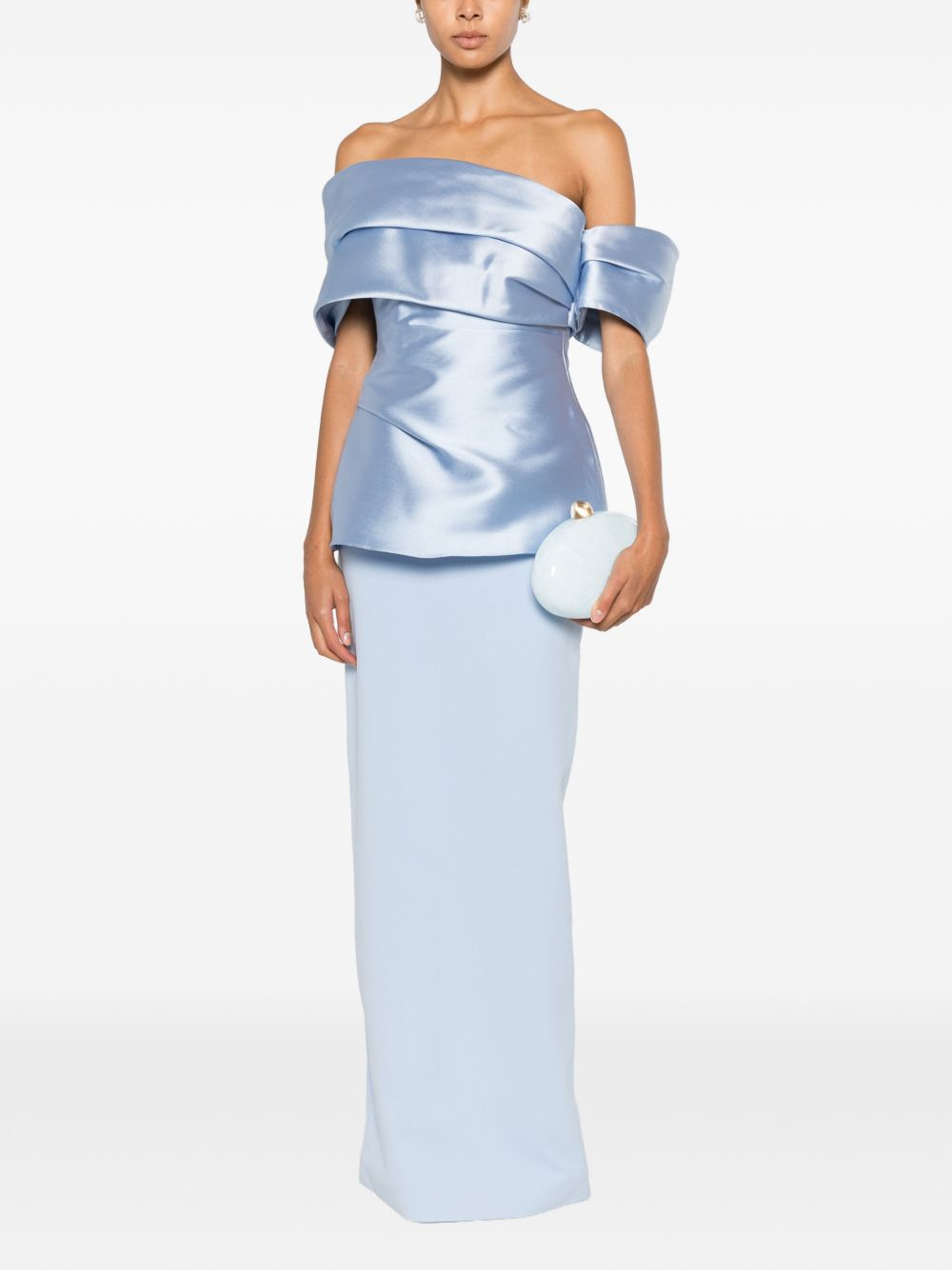 [Solace London] Sleeveless dress FW26 OS48039LIGHTBLUE