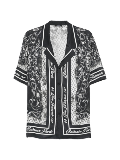 [Balmain] Shirts Short Sleeve FW26 HH1HN130 VJ04 YKK