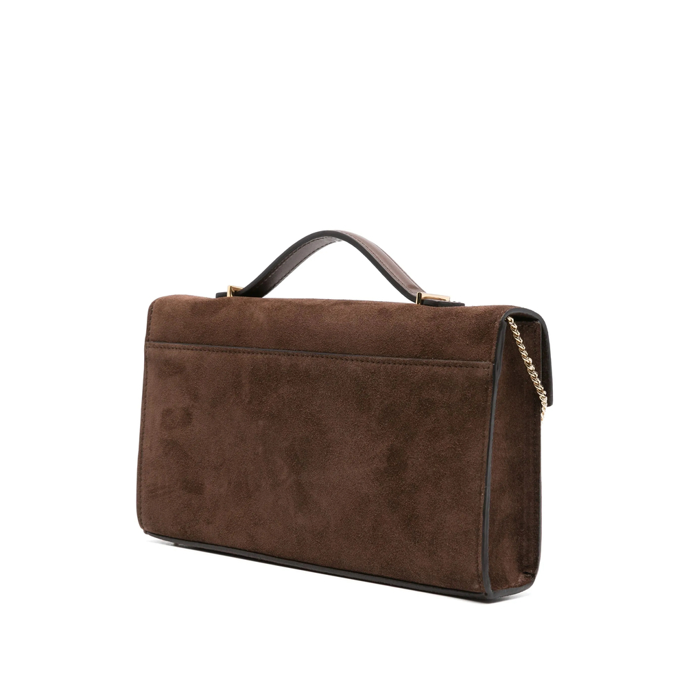 [DEMELLIER] Clutch bag FW26 N105 VANCOUVER MOCHA