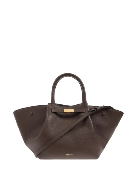 [DEMELLIER] Tote bag FW26 N81 LEATHER MIDI NEW Y MOCHA