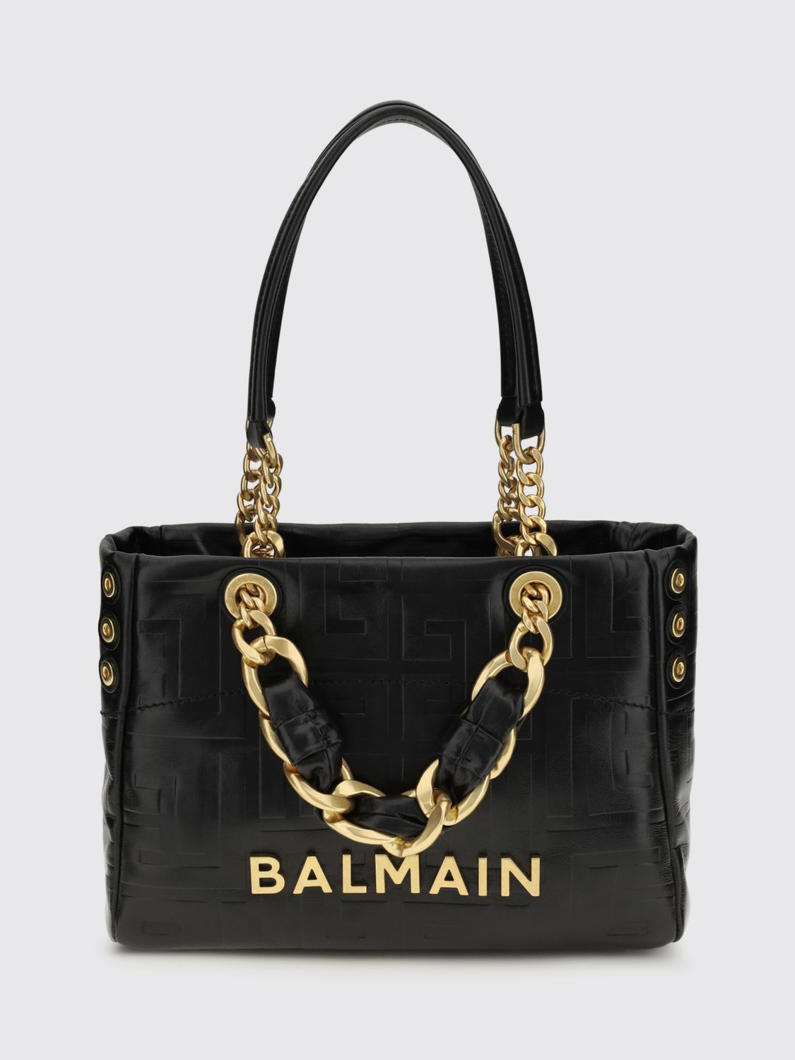 [Balmain] Tote bag FW26 HN1FD871LETF 0PA