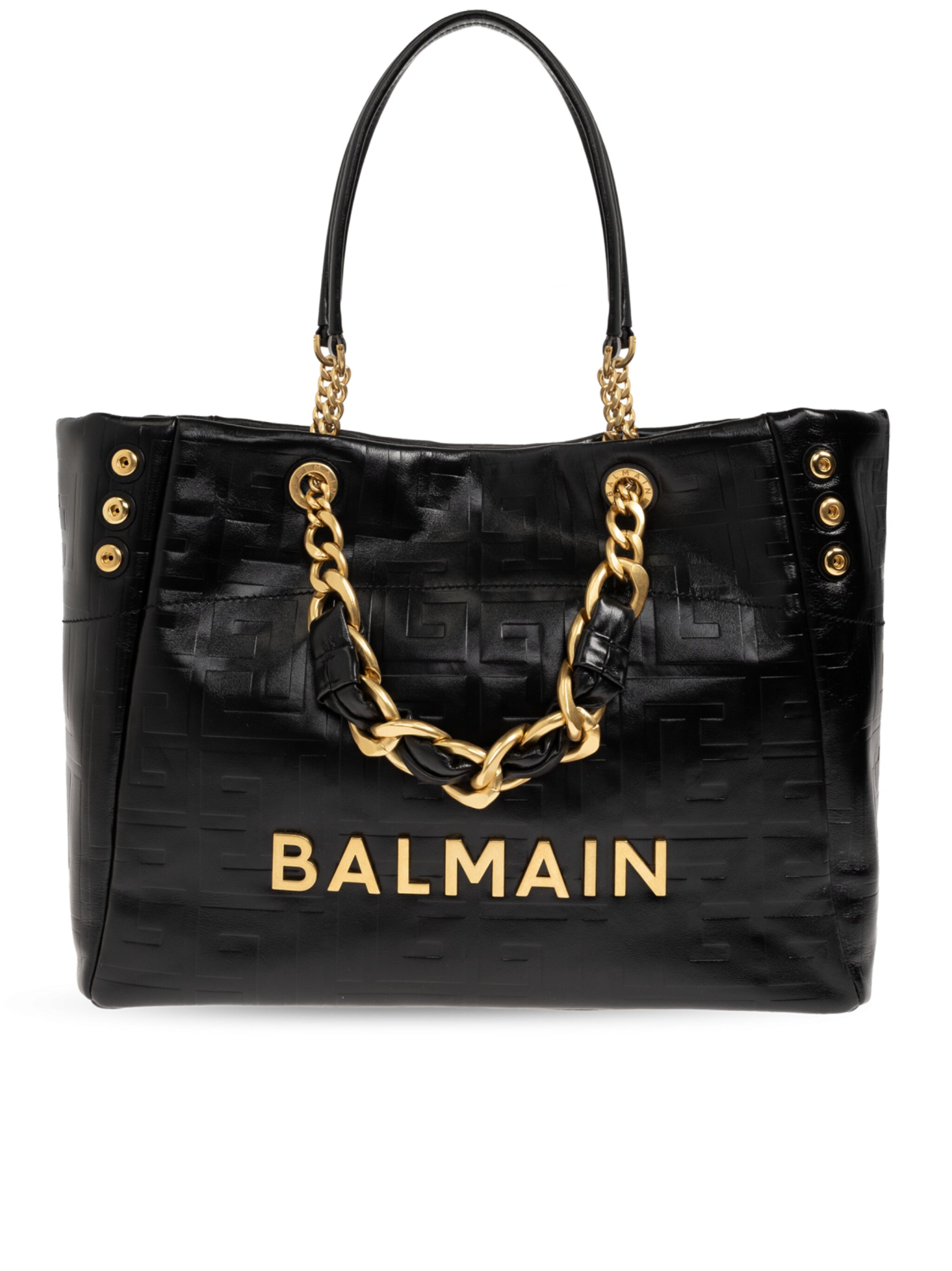 [BALMAIN PARIS] Tote bag FW26 HN1FF827 LETF