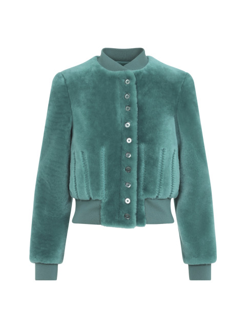 [Alexander McQueen] Leather Jacket FW26 876466.Q5AR0