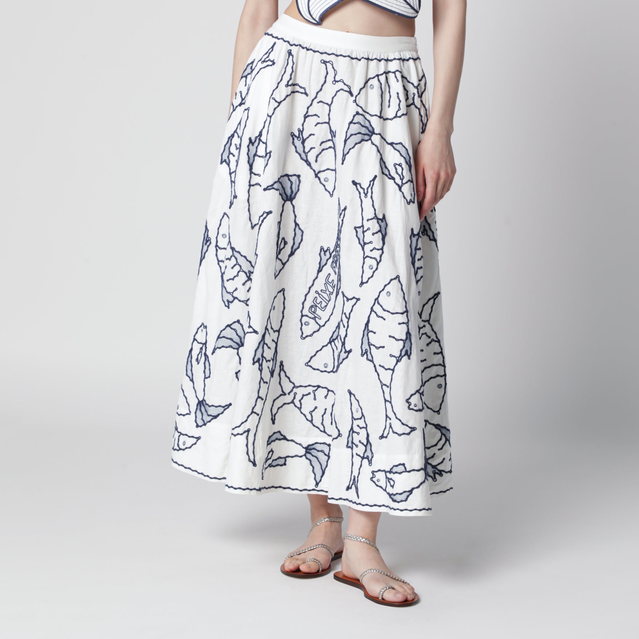 [Farm Rio] Long skirt FW26 356450CO