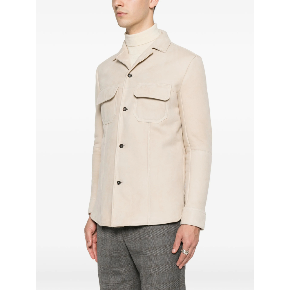 [TAGLIATORE] Leather Jacket FW26 CHI26-09 BOW PANNA