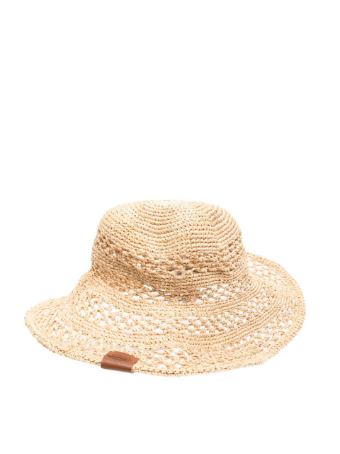 [RUSLAN BAGINSKIY] Hat SS26 BCT036STRKNDRKFLTLNATURAL STRAW