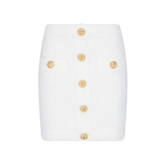 [Balmain] Mini skirt FW24 DF1LB292KH100FA