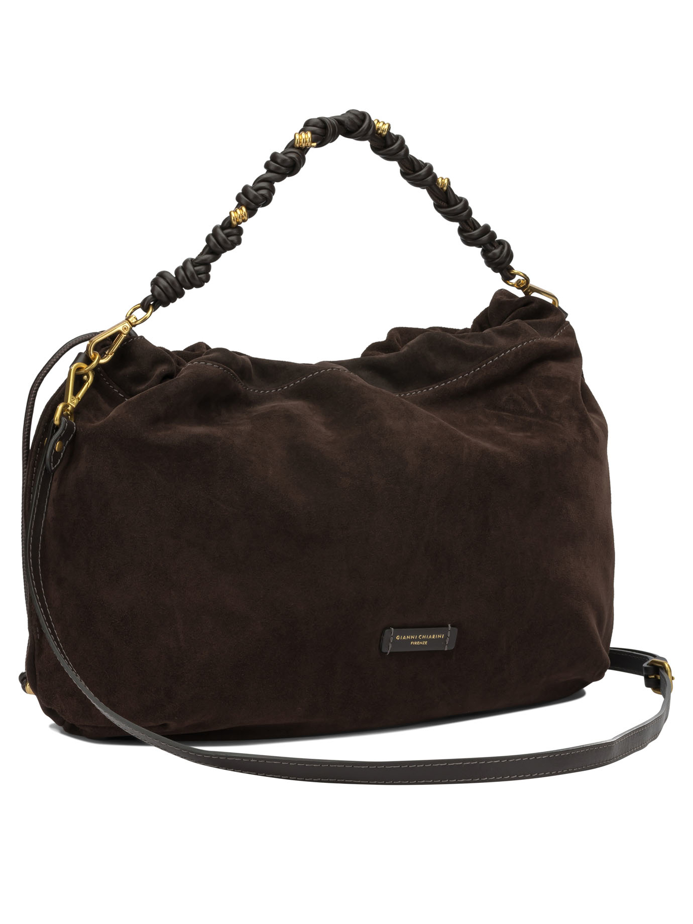 [GIANNI CHIARINI] Shoulder bag FW26 BS12260CM-PLMORGANA974-MOKA