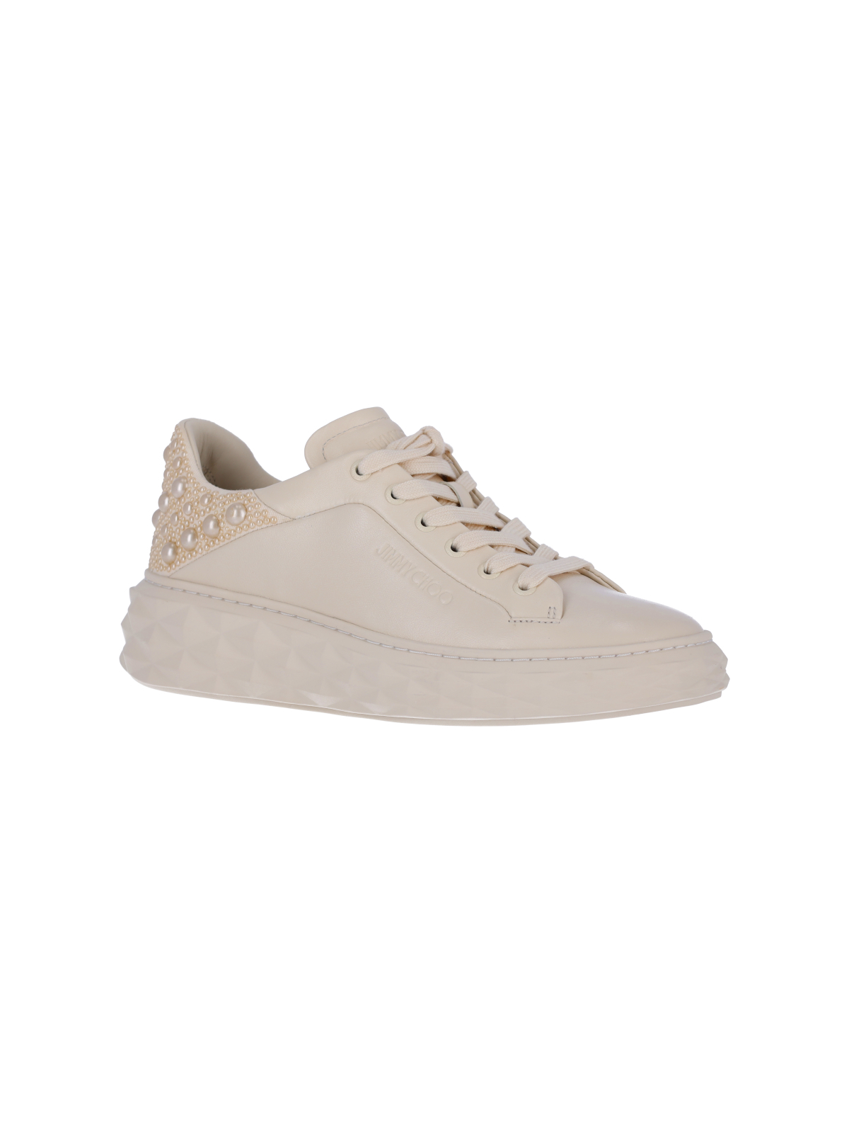 [Jimmy Choo] Sneakers FW26 DIAMOND MAXI F II NVKX LATTE MIX