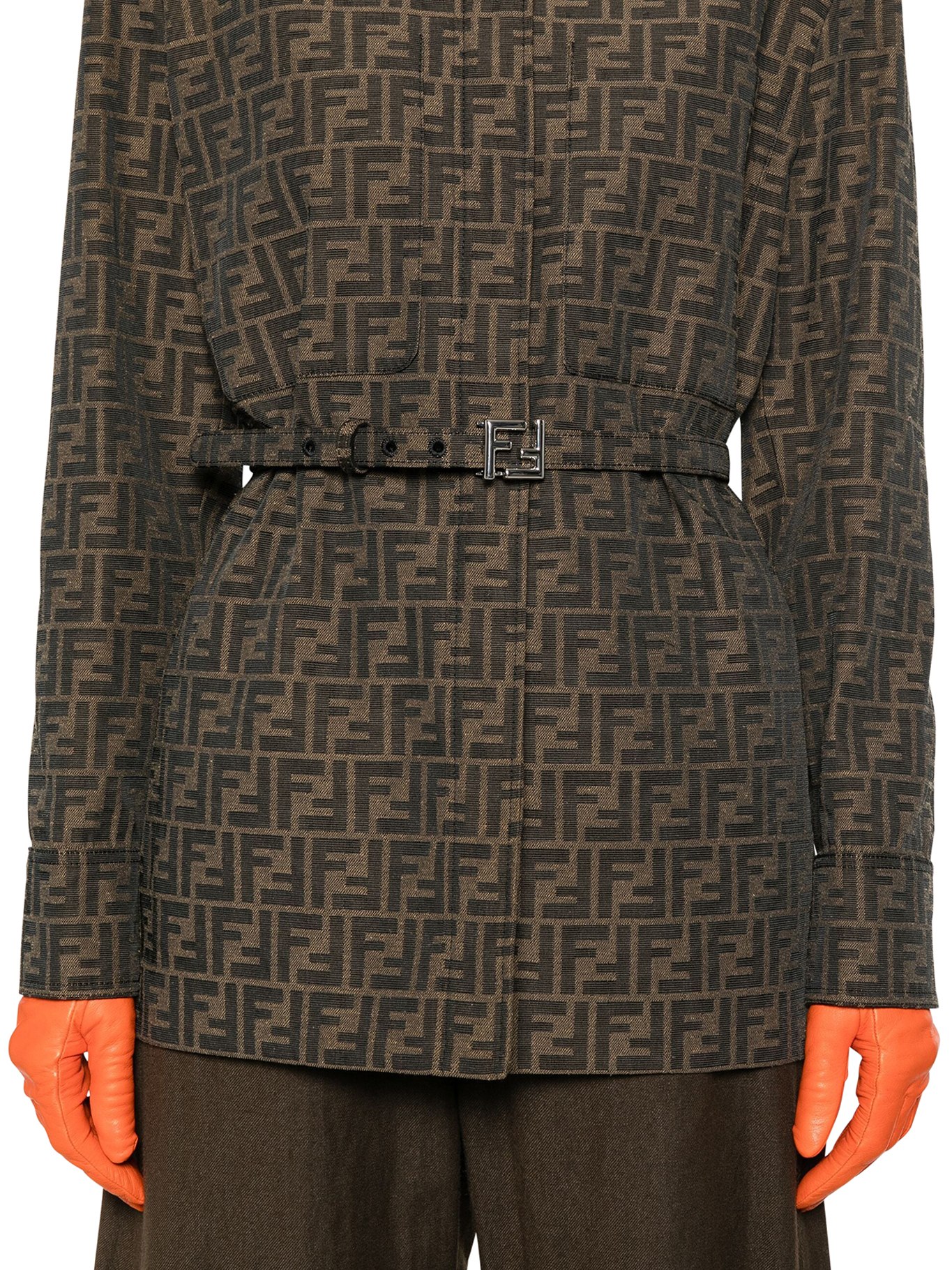 [Fendi] Jacket FW26 FJ7564A5W3F118W TOBACCO