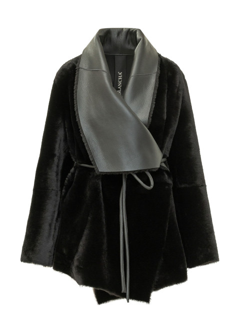 [Blancha] Fur Jacket FW26 26016300 NERO