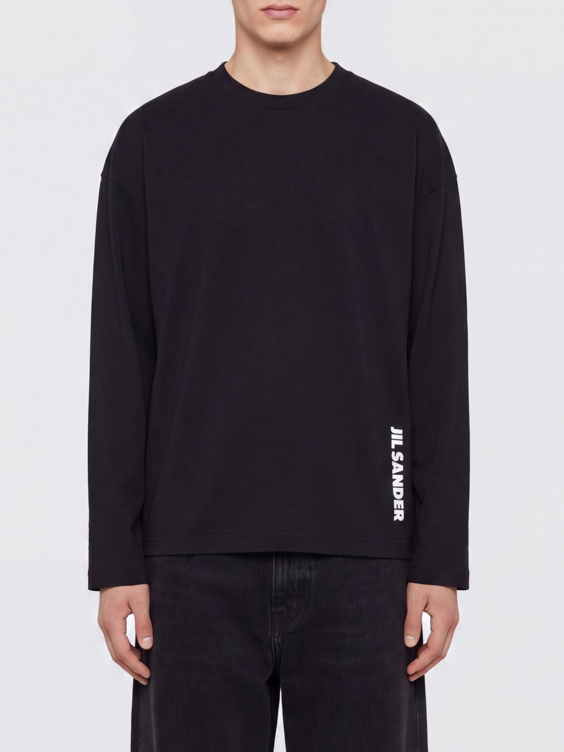[Jil Sander] T-shirts Long Sleeve FW26 J22GC0278J20348 001