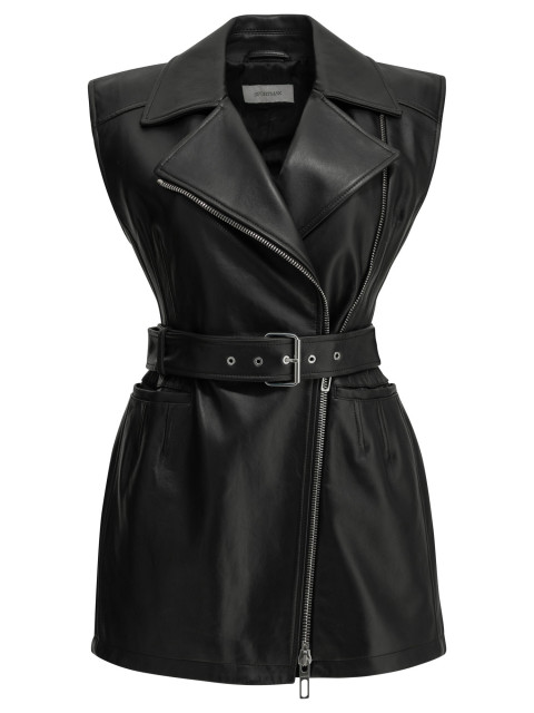 [Max Mara Sportmax] Leather Jacket FW26 2622446031600SPXFAVELLA002