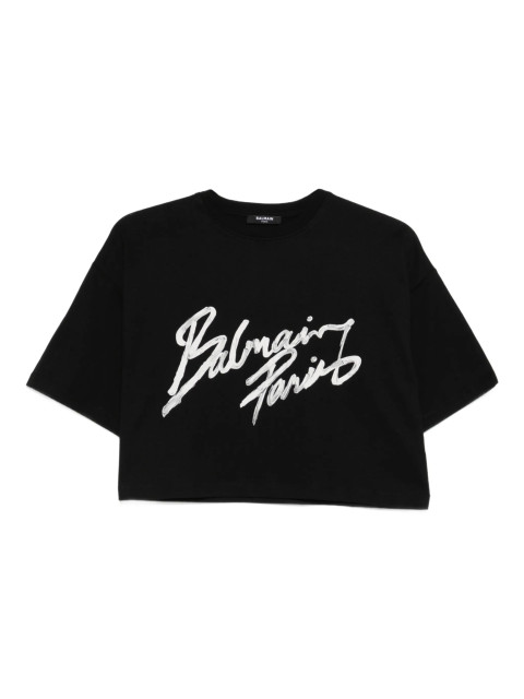 [Balmain] T-shirts Short Sleeve SS26 GF1EE145BD41EAB