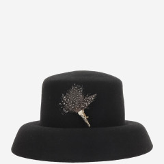 [ALEXIA ALVAREZ DE TOLEDO] Hat FW26 BUCKETNEGRO