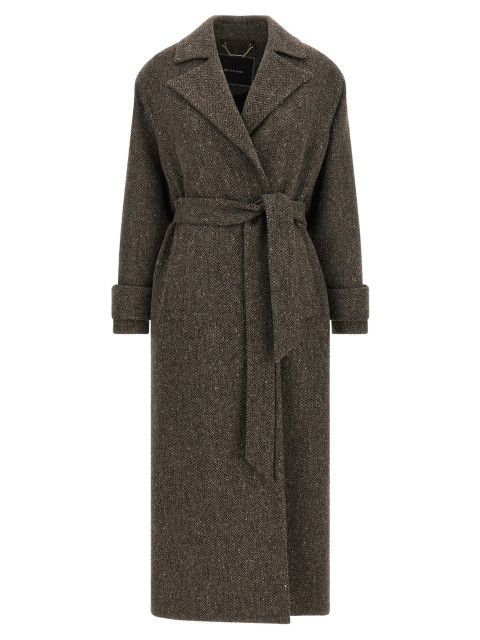 [Kiton] Coat FW26 D62612K0544I02MARRONE