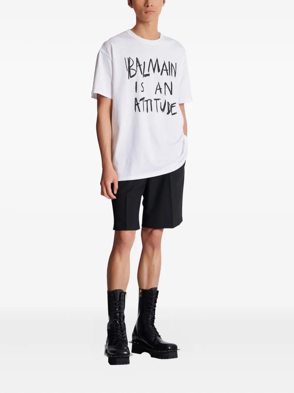 [Balmain] T-shirts Short Sleeve SS26 GH1EG225GF40GAB