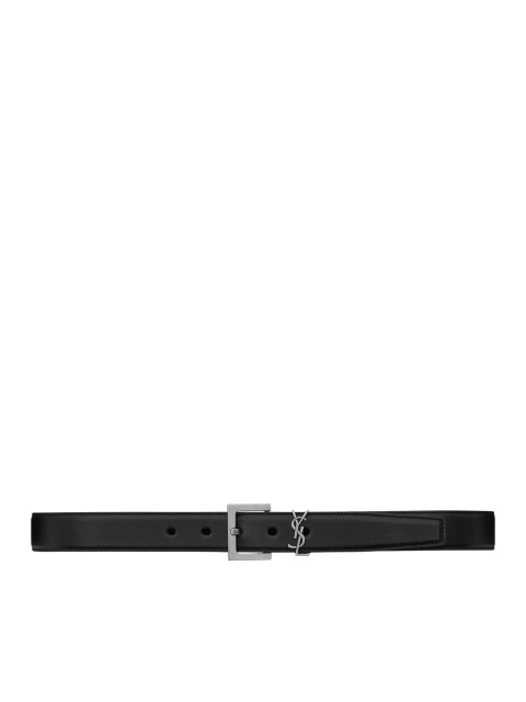 [Saint Laurent] Belt FW26 634437BOO0E1000 BLACK