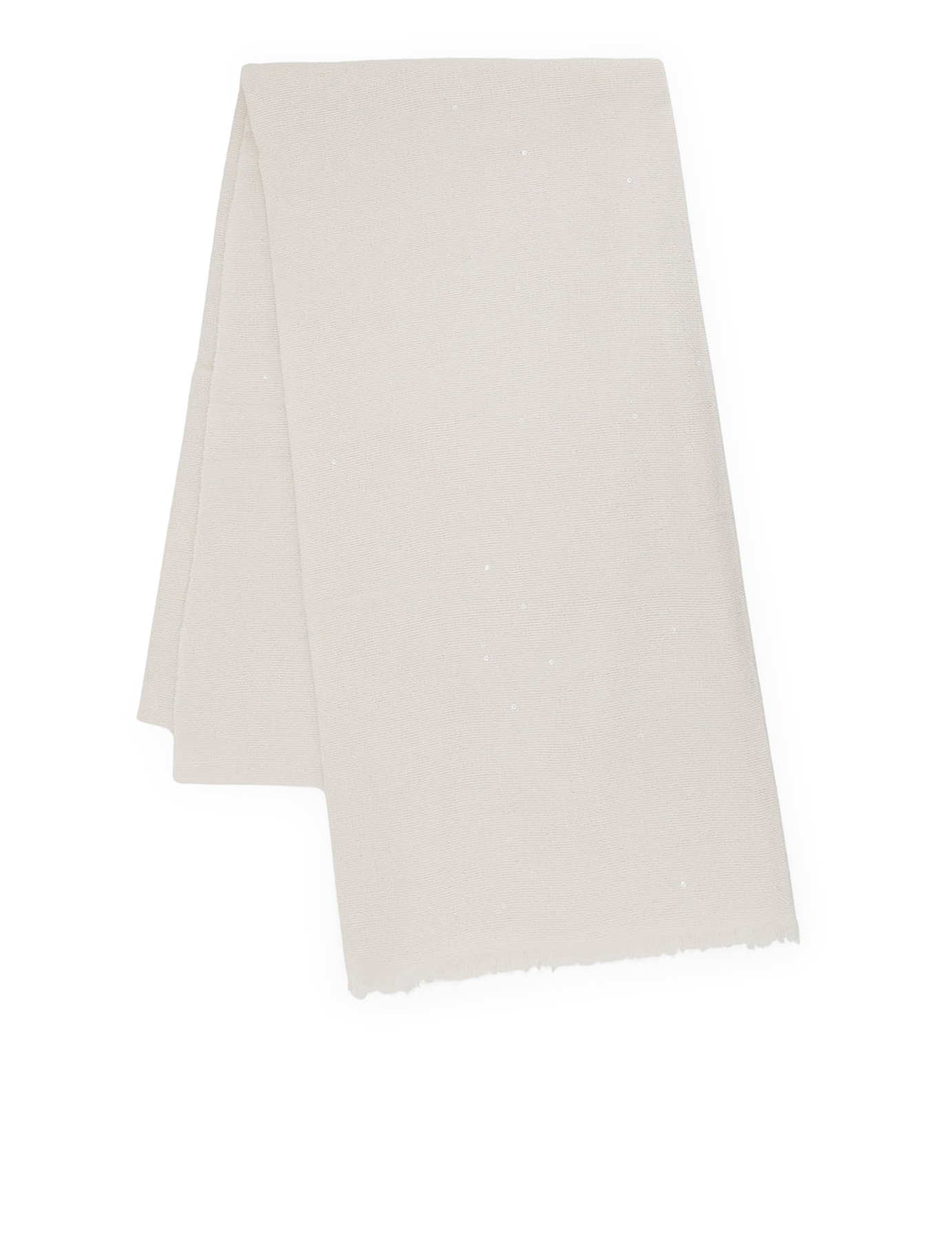 [Brunello Cucinelli] Scarf FW26 MSC915029C159 WHITE