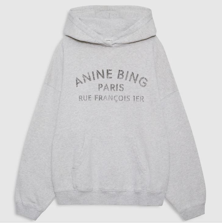 [Anine Bing] Sweatshirt FW26 0812217-GRY1