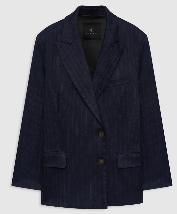 [Anine Bing] Blazer FW26 0112103-STR25