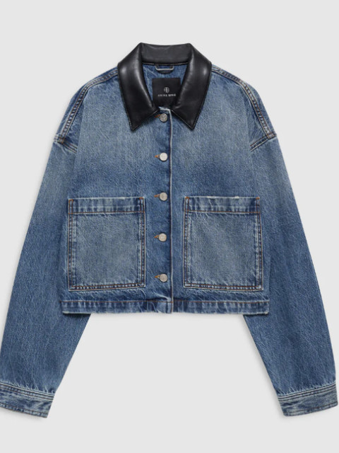 [Anine Bing] Denim Jacket FW26 0112920-WHD94