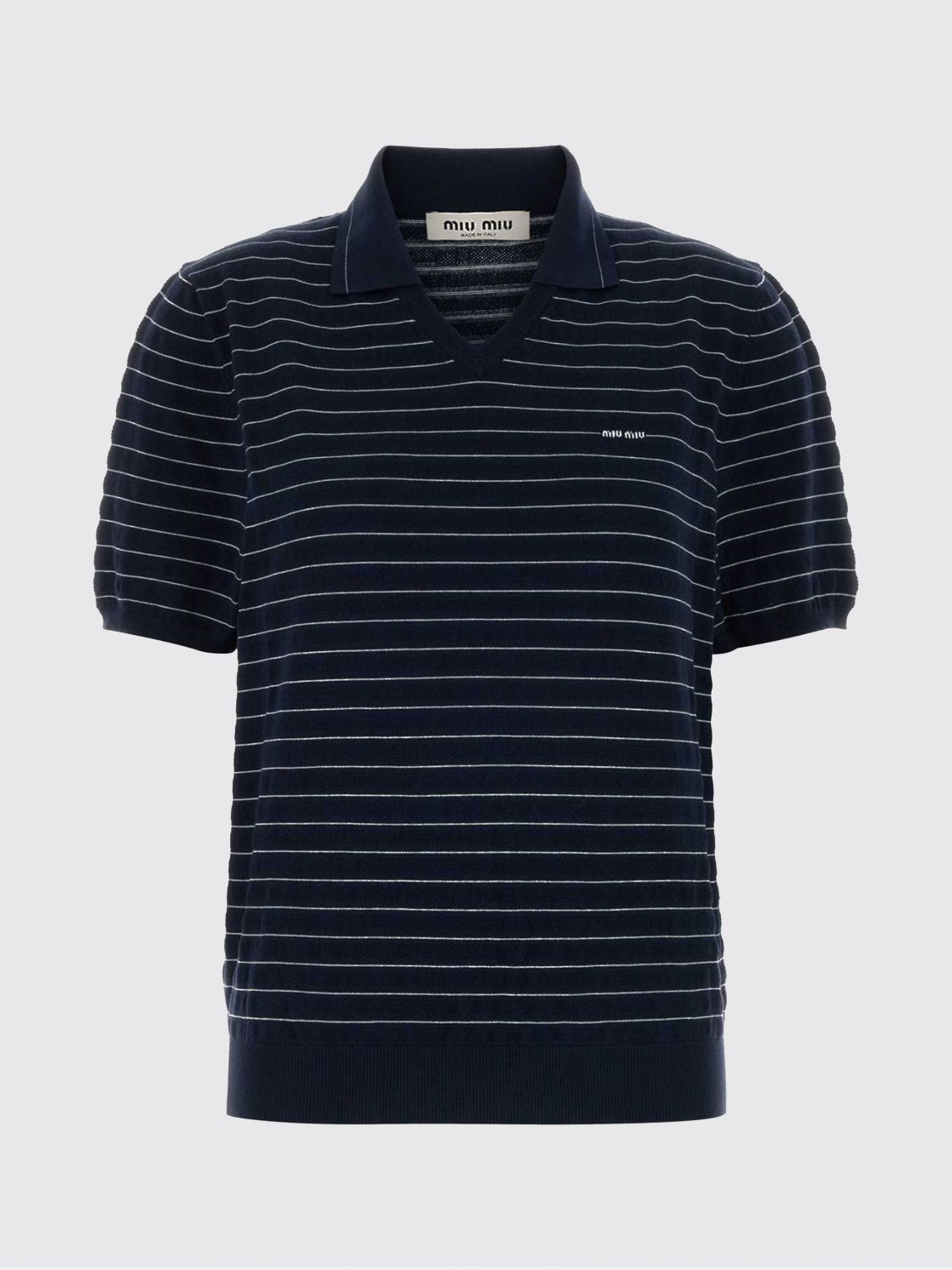 [Miu Miu] T-shirts Short Sleeve FW26 MML05QSOOO184Q F0008