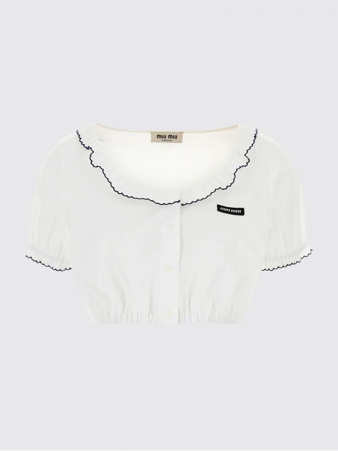 [Miu Miu] T-shirts Short Sleeve FW26 MT2257SOOO197F F0UB0