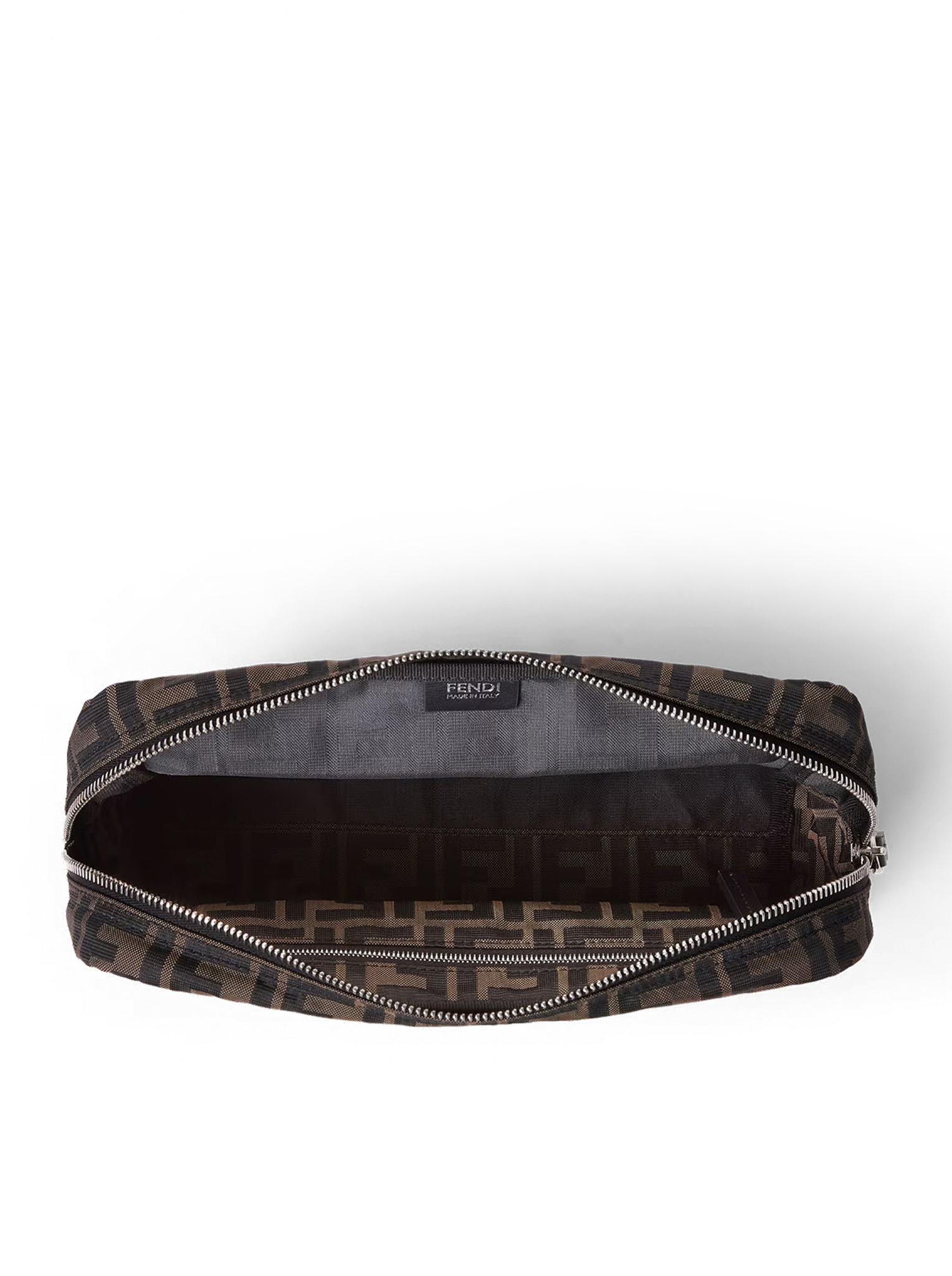 [Fendi] Beauty Case FW26 8N0220B1J2F1PR4 TOBACCO MORO BLACK