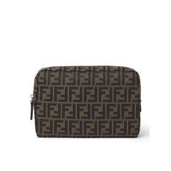 [Fendi] Beauty Case FW26 8N0220B1J2F1PR4 TOBACCO MORO BLACK