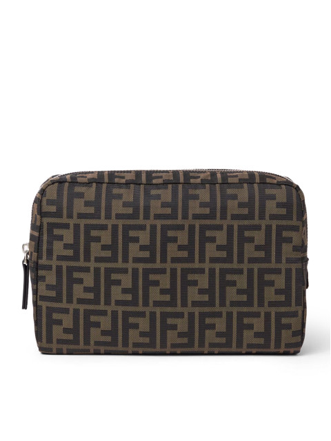 [Fendi] Beauty Case FW26 8N0220B1J2F1PR4 TOBACCO MORO BLACK