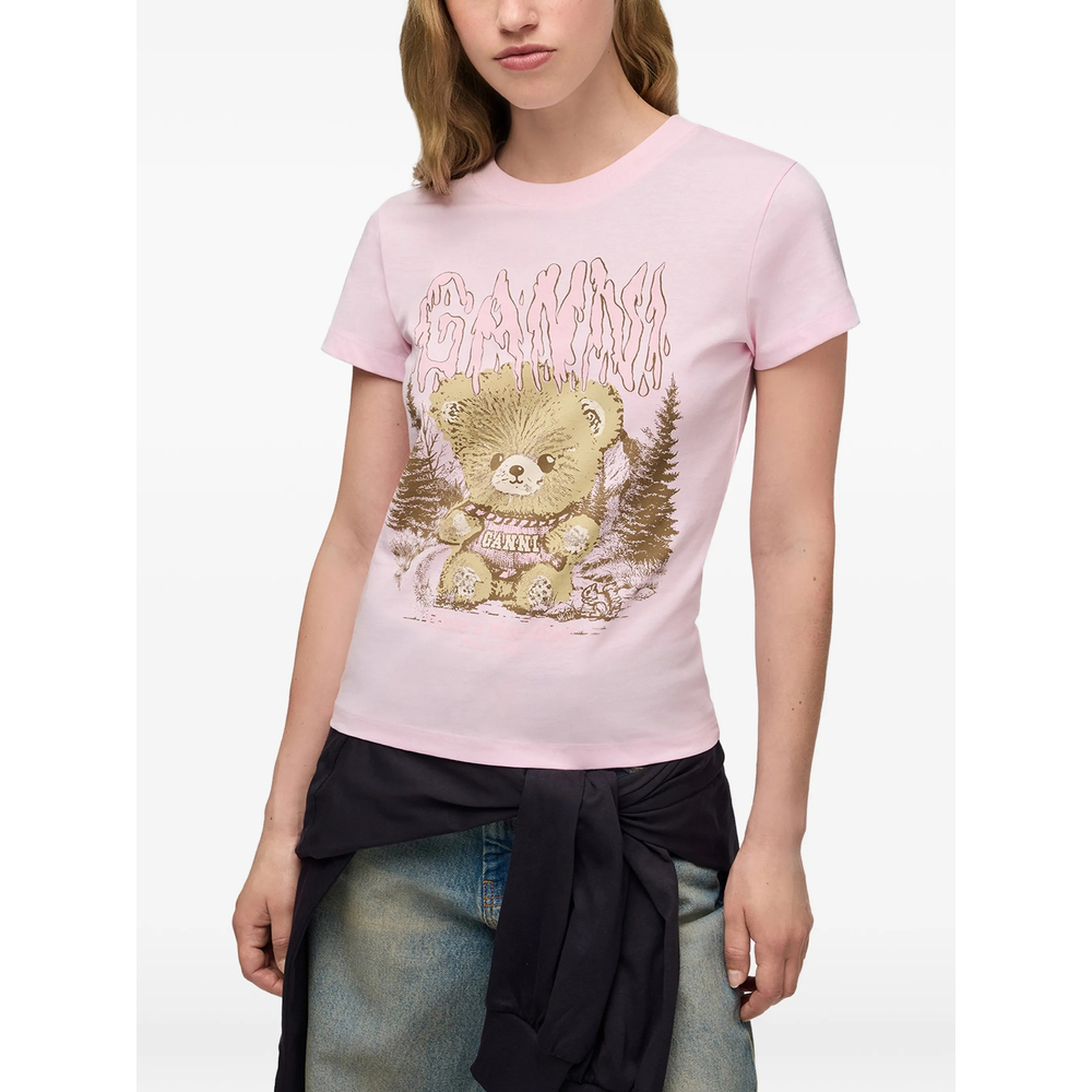 [GANNI] T-shirts Short Sleeve FW26 A1050307  868